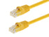 Monoprice Cat6 Ethernet Patch Cable - Snagless RJ45, Pure Bare Copper, 550MHz, UTP, 24AWG, 14 Feet, Yellow - Fullboot Series...