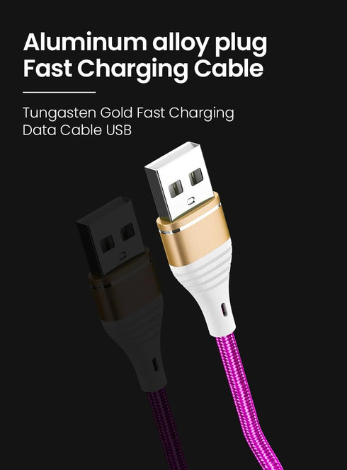Coiled Colourful Nylon Braided Cord Lightning Cable,2Pack Rainbow Spring Retractable Lightning Cable, USB Fast Charging Cord for Car,Compatible wi...