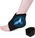 Heel Ice Pack for Pain Relief, Reusable Gel Ankle Ice Pack Wrap Hot&Cold Therapy for Heel Pain, Plantar Fasciitis, Achilles Tendinitis, Dry Cracke...