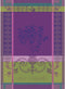 Garnier Thiebaut Myrtilles Violet (Purple Blueberries) French Kitchen Towel 22"x30", Cotton, Jacquard...