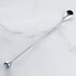 Homestia Bar Spoon Cocktail Mixing Stirrers for Drink, 12 Inches 304 Stainless Steel Spiral Long Handle, Bottom Weighted Solid Muddler Function, S...