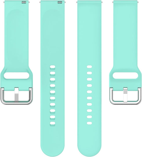 PACK 5 Silicone Bands for Veryfit Smart Watch IDW16 Replacement Wristbands for Women Men, Adjustable Soft Waterproof Sport Bands Compatible With T...