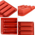 8 Cavity Long Strips Eclair Silicone Cake Pop Mold Cake Pop Maker Silicone Baking Molds Cake Handmade Baking supplies for Chocolate Cracker Bar St...