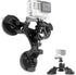 Super Triple Suction Cups Action Camera Car Mount Sports Camcorder Vehicle Windsheild Holder for GoPro Insta360 DJI Akaso...