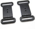 50 Sets Adjustable Bow Tie Clips Plastic Snap Buckles Hook Fastener for Necktie Strap (Black)...