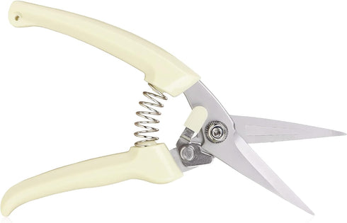Garden Scissors for Plant, Tip Pruning Shears for Cutting Flowers, Trimming Plants, Bonsai and Fruits Picking (Straight Tip Scissors)...