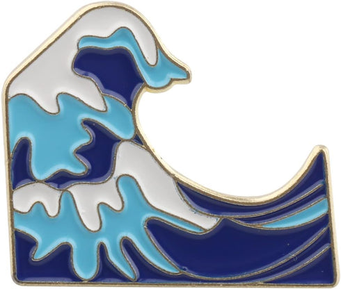 Ocean Waves Enamel Pins Ocean Wave Sunny Beach Surfing Gifts for Women Water Sport Gift for Windsurfer...
