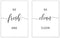 Zoey Art Set of 2 So Fresh and So Clean Clean Sign Print, Funny Bathroom Quotes Poster, Humor Décor 8x10 Unframed...