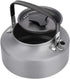 SH-RuiDu 1.1L Portable AluminumTeapot Coffee Tea Pot Kettle for Camping Hiking Kitchen Black Handle...