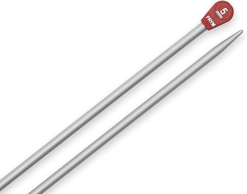 Prym 16" Single Point Aluminum Knitting Needles, 5mm...
