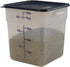 Cambro SFC12453 CamSquares Lid for 12, 18 & 22-Quart Food Storage Containers, Polyethylene, Midnight Blue, NSF...