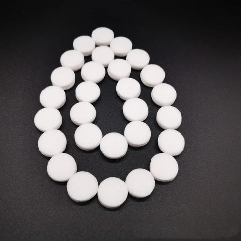 Car Air Vent Clip Replacement Pads, Car Diffuser Vent Clips Diffuser Bracelet Necklace Pendant Locket, Unscented Refill Tablets for Car Air Freshe...