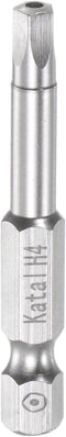 H4 Pentagon Screwdriver Bit 1/4" Hex Shank 2" Length Magnetic Security Screw Driver Power Tool...