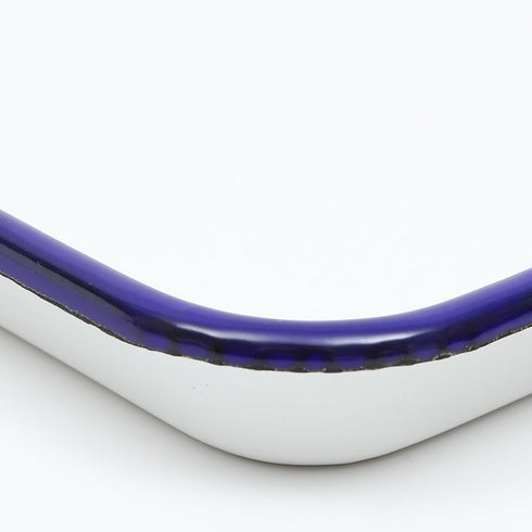 Zerodeko Enamel Baking Pan Rectangular Serving Dish Cookie Sheet Oblong Pie Pan Vintage Oven Tray Enamelware Bakeware for Farmhouse Camping Home 2...