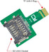 Chenyang 2Pcs TF Micro SD Card Male Extender to SD Card Female Extension Adapter PCBA SD/SDHC/SDXC UHS-III UHS-3 UHS-2...