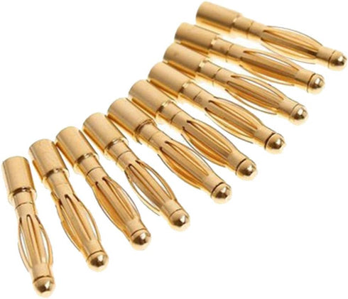 20 Pairs Gold-Plated 2MM 2.0MM Banana Plug Bullet Male Female Connector Adapter for RC Lipo Battery ESC Motors (2.0MM)...