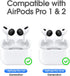 Premium Memory Foam Replacement Ear Tips for AirPods Pro & AirPods Pro 2nd Generation with Cleaning Kit, Anti-Slip Eartips and 3 in 1 Cleaner Pen ...