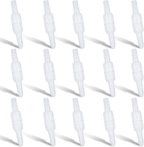 15pcs Oxygen Tubing Connector, 360-Degree Rotation Tubing Swivel Connector for Oxygen Tubing Oxygen Cannula Hose Connectors Avoid Tangling of Tube...