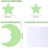 Glow in The Dark Stars - Glow Stars Stickers for Ceiling,Self Adhesive 3D Glowing Stars and Moon for Starry Sky,Wall Decals for Kids Rooms,Wall St...