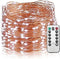 Mikasol Fairy String Lights, 1 Packs Led Fairy Lights Battery Operated Waterproof Copper Wire with Remote Control Fairy Lights for Bedroom. Firefl...