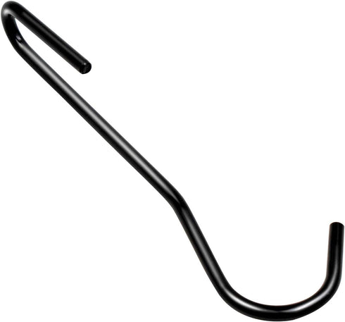12 Pack Heavy Duty S Hooks, Black Pot Rack Holder Hanger Hooks Wire Shelf Hooks for Hanging Kitchen Utensils, Pots, Pans, Clothes, Towels, Plants ...