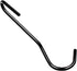 12 Pack Heavy Duty S Hooks, Black Pot Rack Holder Hanger Hooks Wire Shelf Hooks for Hanging Kitchen Utensils, Pots, Pans, Clothes, Towels, Plants ...