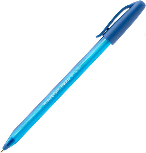 Paper Mate InkJoy 100ST Ballpoint Stick Pens, Medium Point, Blue Ink, 18 Count...