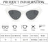 FBHLZ Women Cat Eye Sunglasses Retro women Narrow Cat Eye Sunglasses Goggles Retro Sun Glasses Summer Accessories...