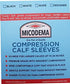 Compression Calf Sleeves Extra Wide - Soothing Gradient Support with Comfy Cuffs...
