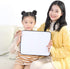 Dry Erase White Board Double-Sided Whiteboard with Lines and Blank Surface for Kids Answer Paddle 9" x 12" 1Pcs...