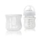 Olababy Silicone Sleeve for Avent Natural Glass Baby Bottles (4 oz, Translucent)...