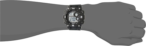Armitron Sport Men's Quartz Sport Watch with Plastic Strap, Black, 22 (Model: 40/8284CBK)...