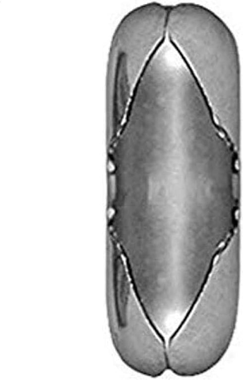 Pinehurst Crafts Stainless Steel Ball Chain Connectors, Attachments for #6 Chain / 3.2mm, Pack of 50...