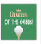 Queen of the Green Funny Cocktail Napkins, Golf Themed Beverage Napkins - 5x5 Inch, 16 Count...