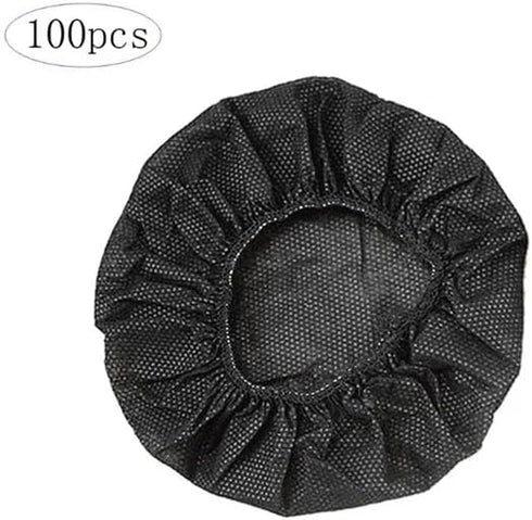 100 pcs Headphone Ear Covers Disposable Earphone Overs Sanitary Non-Woven Stretch Earpad Covers Earcup Covers Fit for Most on Ear Headphones...