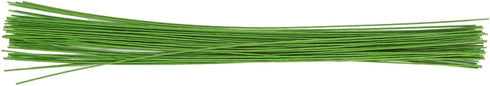 Decora 24 Gauge Green Floral Wire Green Paper-Wrapped Floral Stem Wires for Crafts 16 inch,50/Package...