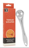 Tongue Scraper |Clean Tongue for Fresher Breath - 100% Stainless Steel Oral Hygiene ToolDesigned for both kids and adults, with travel case, Silve...