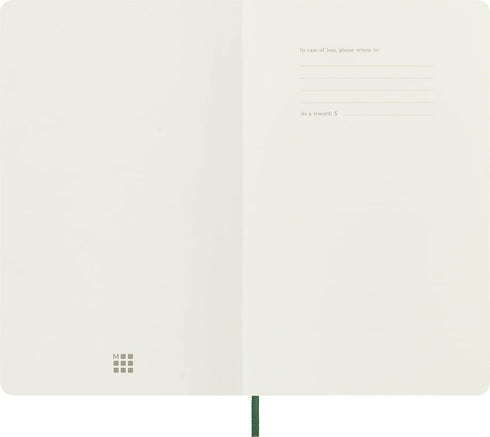 Moleskine Classic Notebook, Soft Cover, Large (5" x 8.25") Dotted, Myrtle Green, 192 Pages...