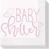 Pink Hearts "Baby Shower" Luncheon Napkins (Pack of 16) - Adorable & Elegant Design for Memorable Celebrations...