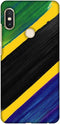 AMZER Slim Fit Handcrafted Designer Printed Snap On Hard Shell Case Back Cover with Screen Cleaning Kit Skin for Xiaomi Redmi Note 5 Pro - Tanzani...