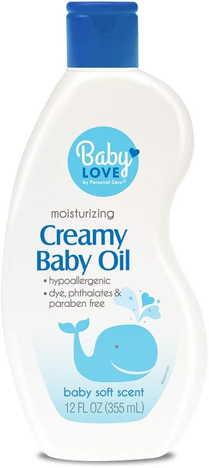 Soft & Soothing Baby Oil, 12 Ounce...