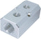 Beduan 2 Way 4 Port 1/2"NPT Input Port 1/4"NPT Output Port Aluminum Air Hose Inline Manifold Block Splitter,Pneumatic Air Compressor Manifold Fitt...