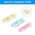 Heat Shrink Bullet Connectors, 100 Pcs Female Male Electrical Bullet Butt Terminals Insulated Waterproof Marine Bullet Connectors for Watercraft, ...