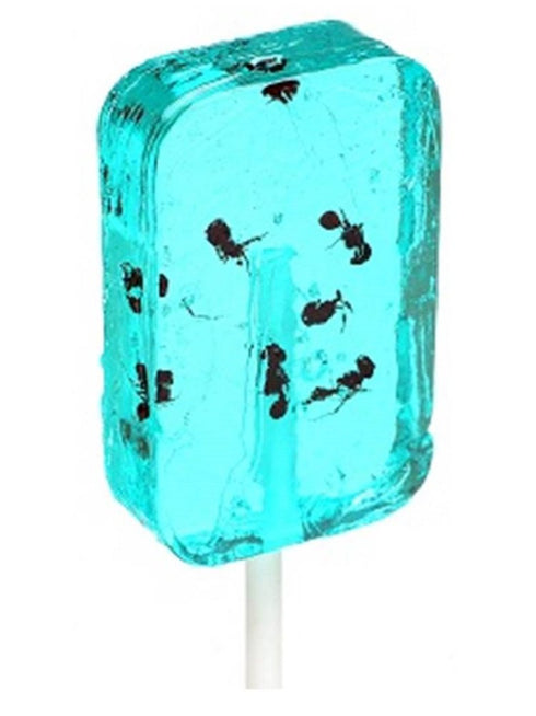 Hotlix Assorted Ant Sucker Lollipop - Pack of 4 - Blueberry, Apple, Banana, Watermelon...