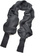 SEWACC Knitted Wrap Scarf Autumn Winter Knitted Scarf with Sleeves Unisex Scarf Cape Shawl for Women Men (Black)...
