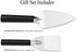 Rada Cutlery 2-Piece Pie and Mini Dessert Server Set, Black Handle...