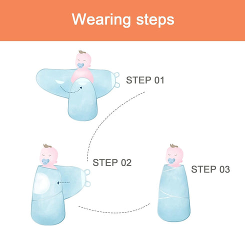Baby Swaddle Warp Adjustable 3 Pack 100% Cotton Newborn Swaddle Blanket for Boy Girl Comfortable and Soft Green 3-6 Months...