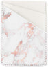 uCOLOR Phone Card Holder, Leather Phone Wallet Adhesive Stick On Stretchy Credit Card Pocket for Back of Phone Case iPhone and Android(Rose Marble...