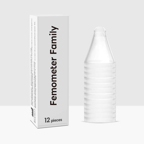 96 Counts Ear Thermometer Probe Covers Refill Caps Lens Filters for Femometer Family 1015 Ear Thermometer, Disposable Covers for Digital Ear Therm...