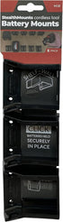 StealthMounts Battery Holder Compatible with Milwaukee M18 (6 Pack) - Black | StealthMounts Battery Mounts | Made in the UK...